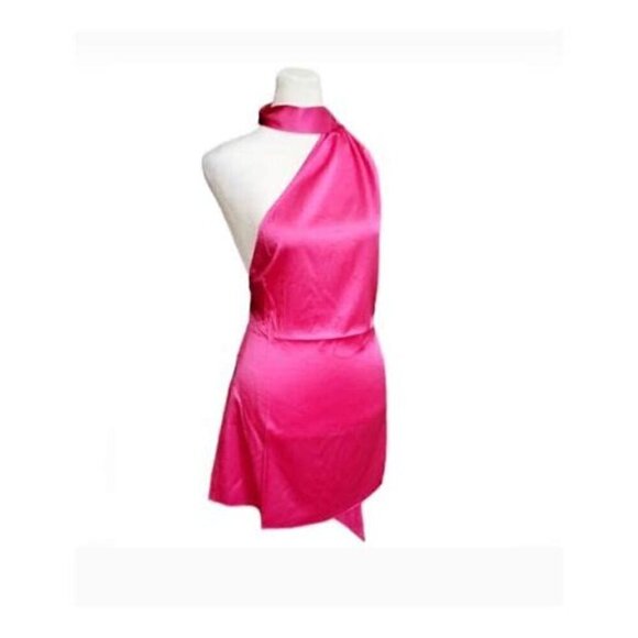 SER O YA Kendall Silk Dress Fuchsia Medium NWT - Picture 9 of 10